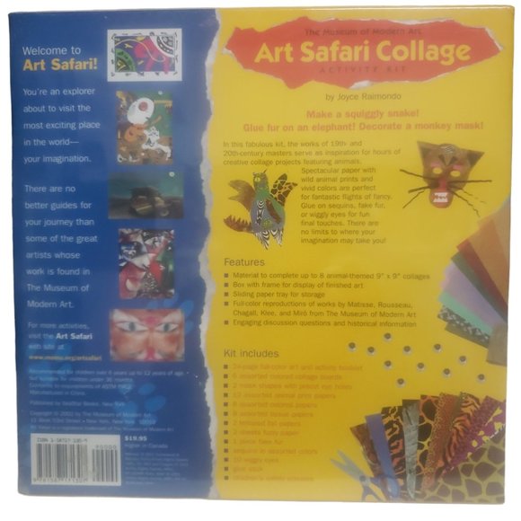 Art Safari Collage Art Kit by - Picture 3 of 3